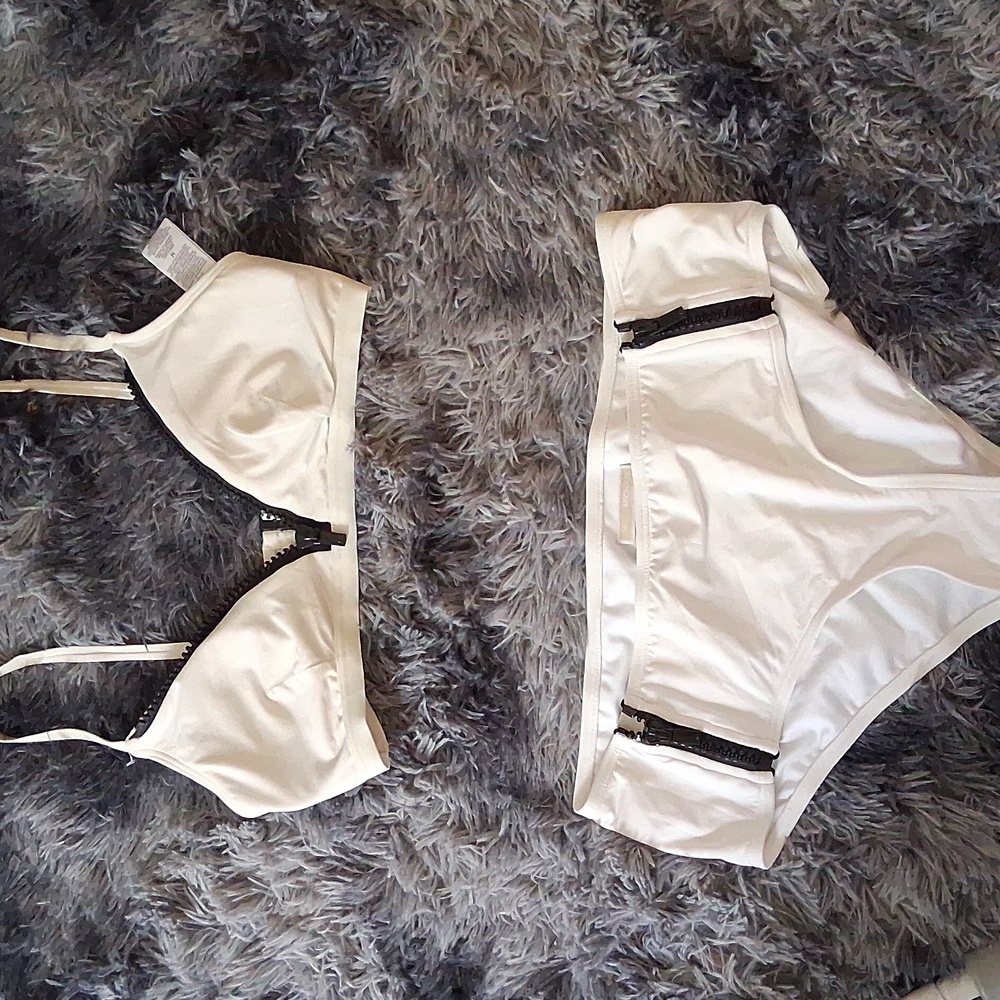 MICHAEL Michael Kors Cream and Black Bikini